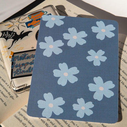 Light Blue Flowers Kindle Case Insert