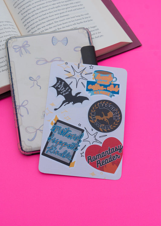 Fantasy & Romantasy Faux Sticker Kindle Case Insert
