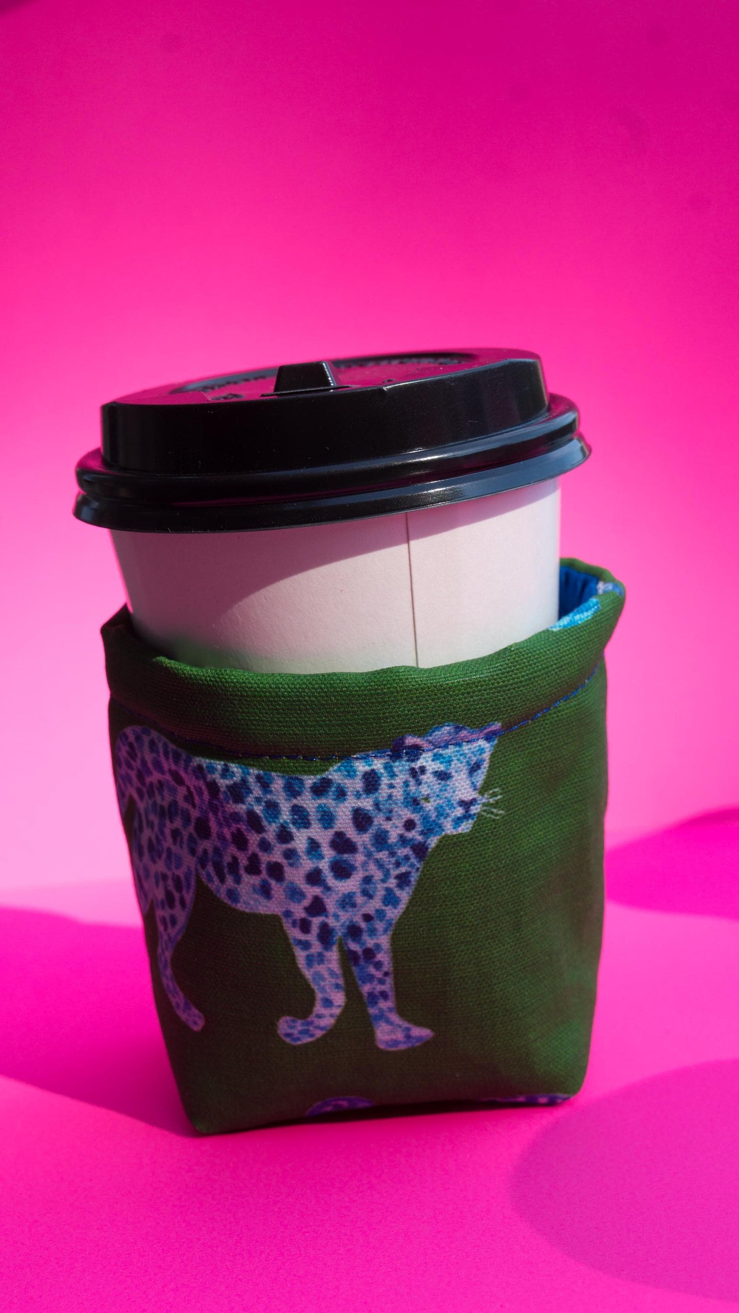 Hand-Sewn Quilted Coffee Cozy