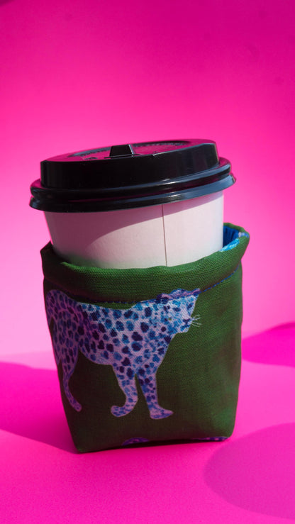 Hand-Sewn Quilted Coffee Cozy