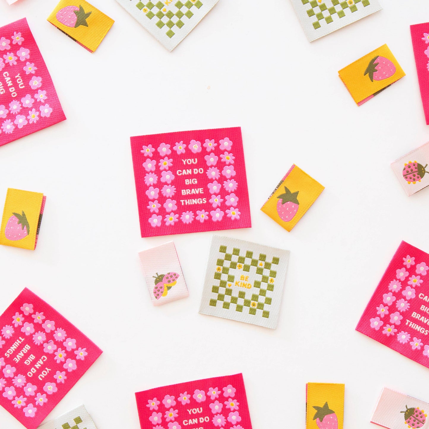 Joyful June Multipack Woven Sewing Labels