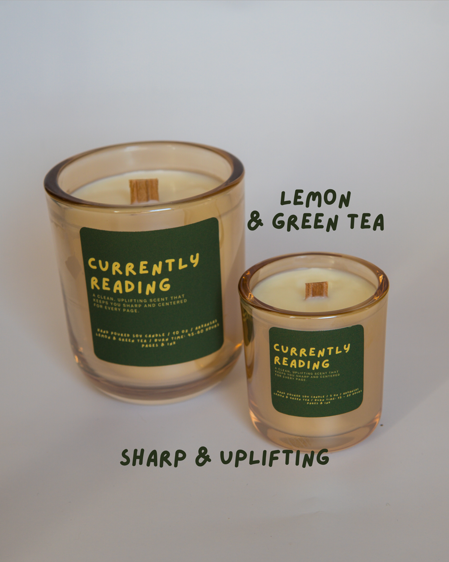 Currently Reading: Lemon & Green Tea Candle