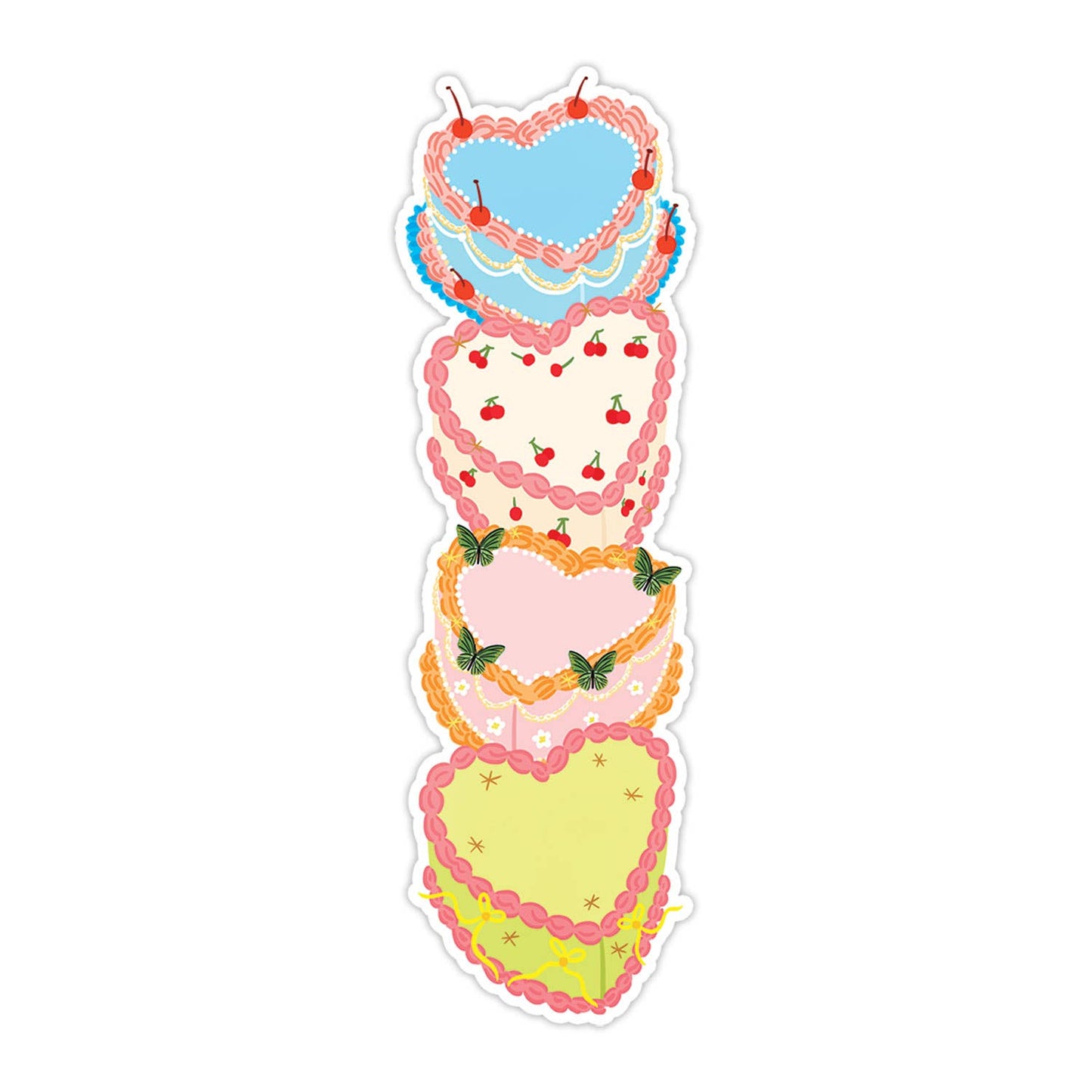 Cake Stack Die Cut Bookmark