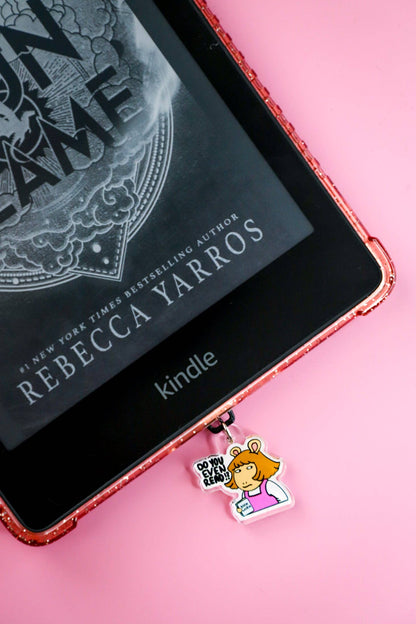 Little Sister Do You Even Read E-Reader Charm