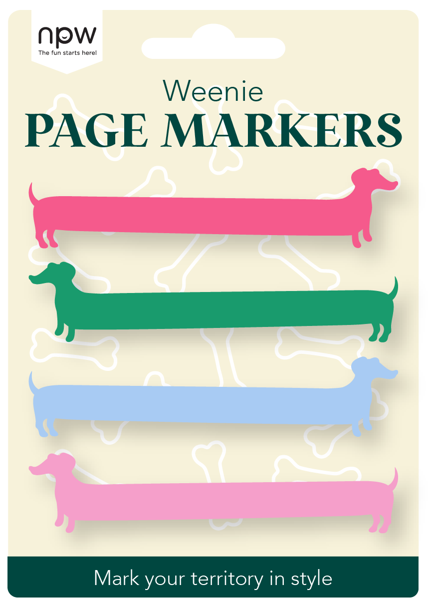 Weenie Page Markers - 4 Pack
