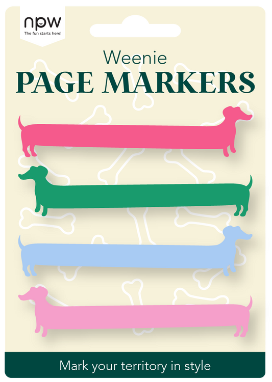 Weenie Page Markers - 4 Pack