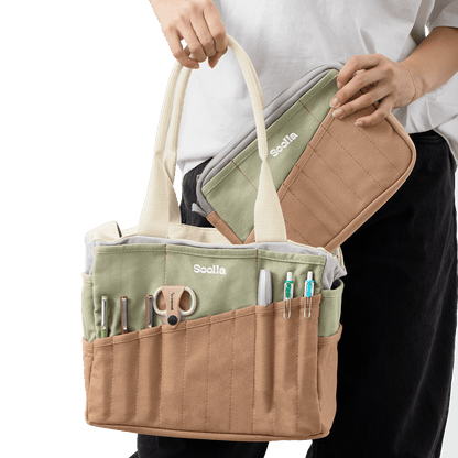 Soolla® Studio Pouch, Coffee Bean (Stationery Pouch)