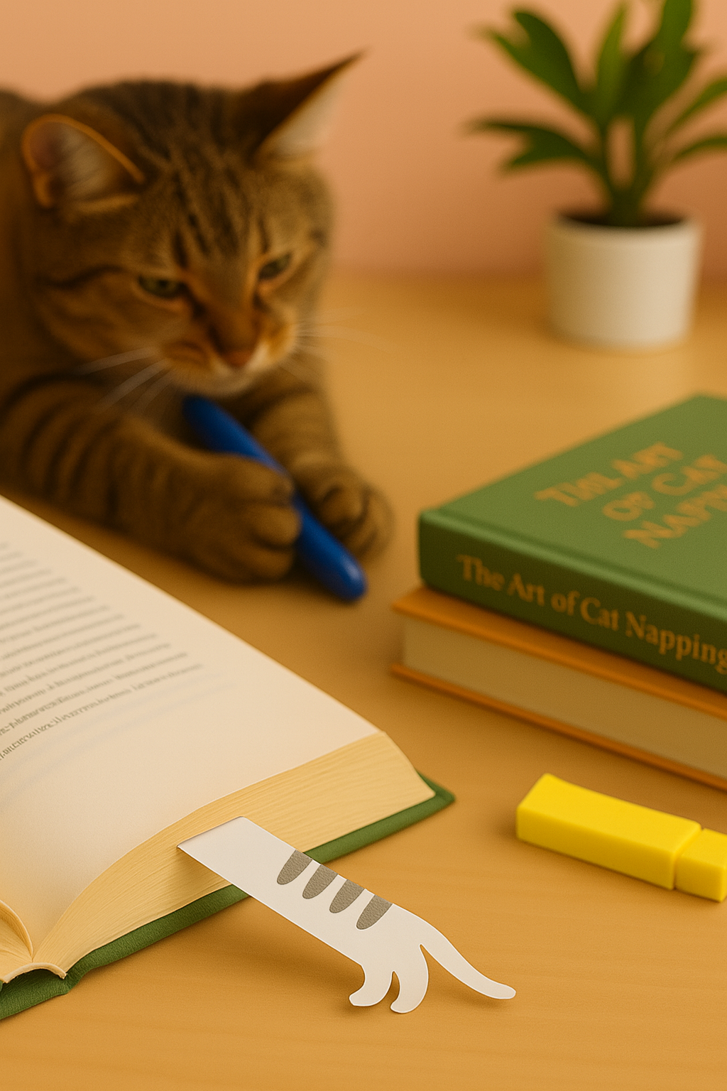 Cat Page Markers - 4 Pack
