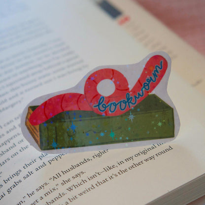 Bookworm Sticker