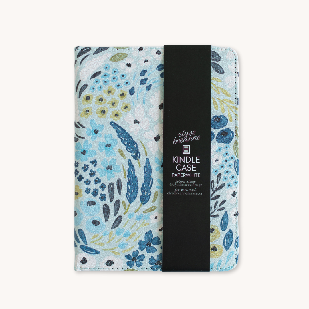 Waterfall Floral Kindle Case | Bookish & Reading