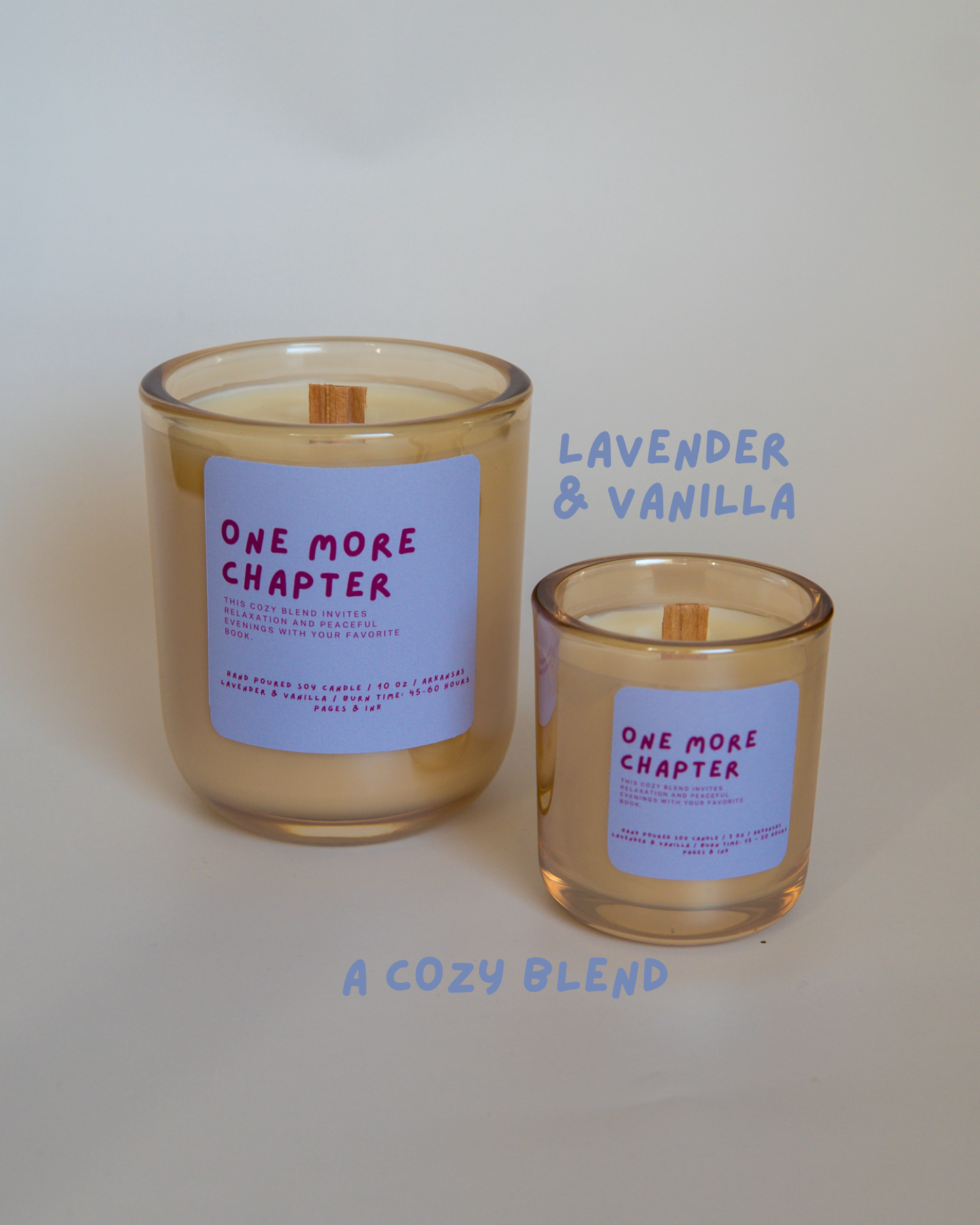 One More Chapter: Lavender & Vanilla Candle