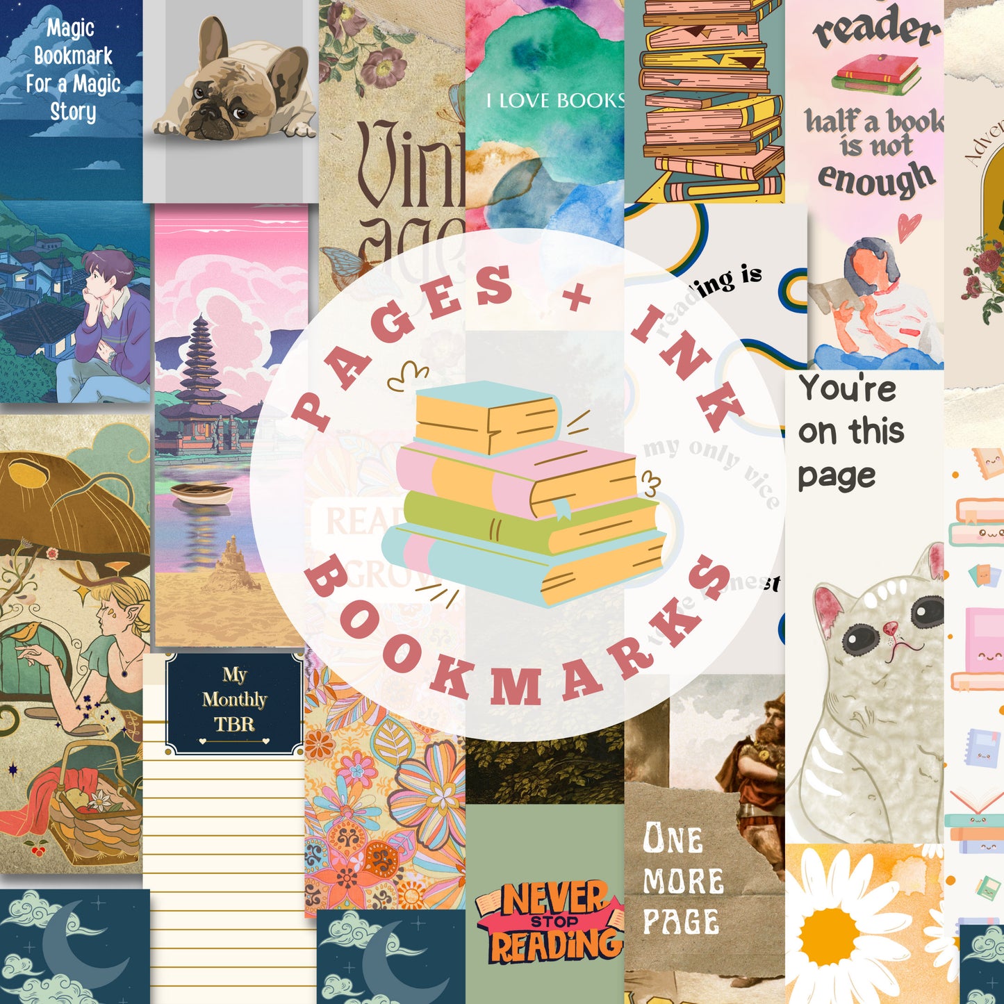 Fantasy Reader Sticker