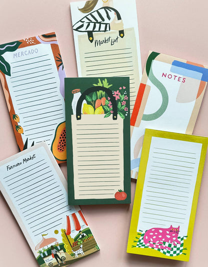 Magnetic Market List Notepad | Kitty