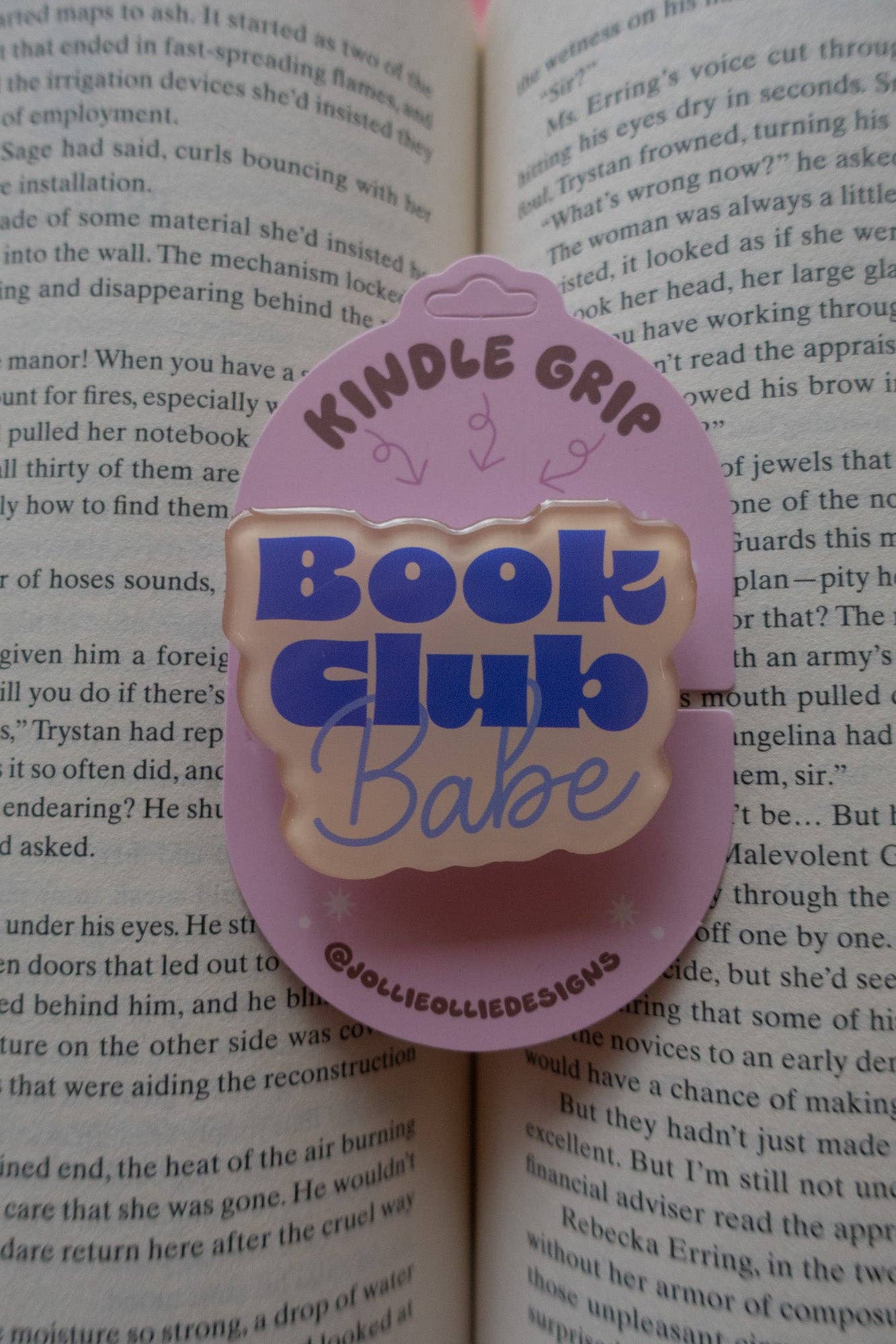 Book Club Babe Phone & Kindle Grip
