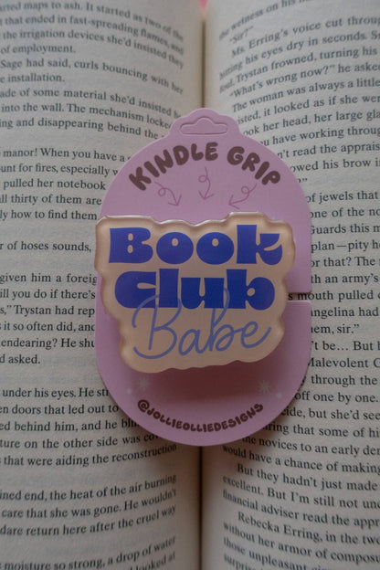 Book Club Babe Phone & Kindle Grip