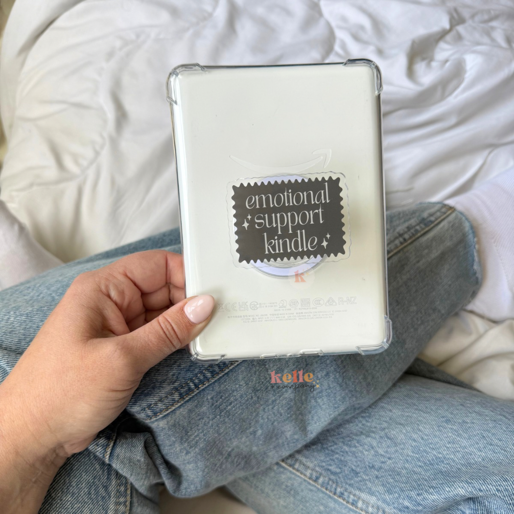 Emotional Support Kindle Grip