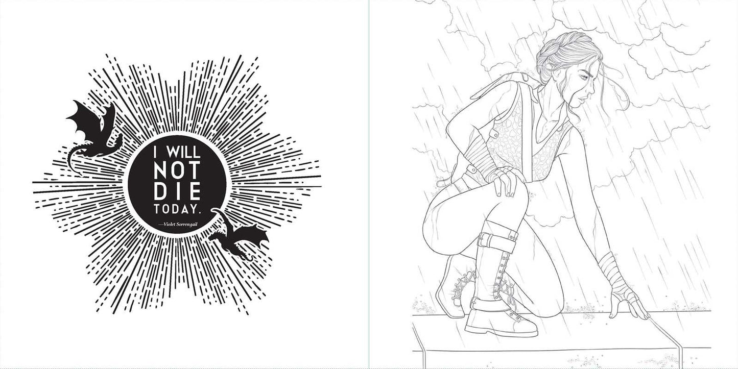 Fourth Wing: The Official Coloring Book by Entangled