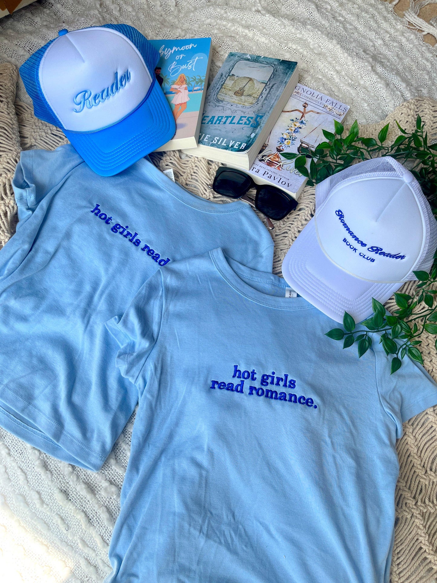 "Hot Girls Read" Baby Tees