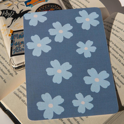 Light Blue Flowers Kindle Case Insert