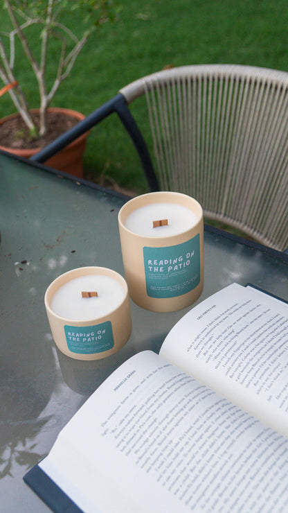 Reading on the Patio Candle: Lemongrass & Lavender Candle