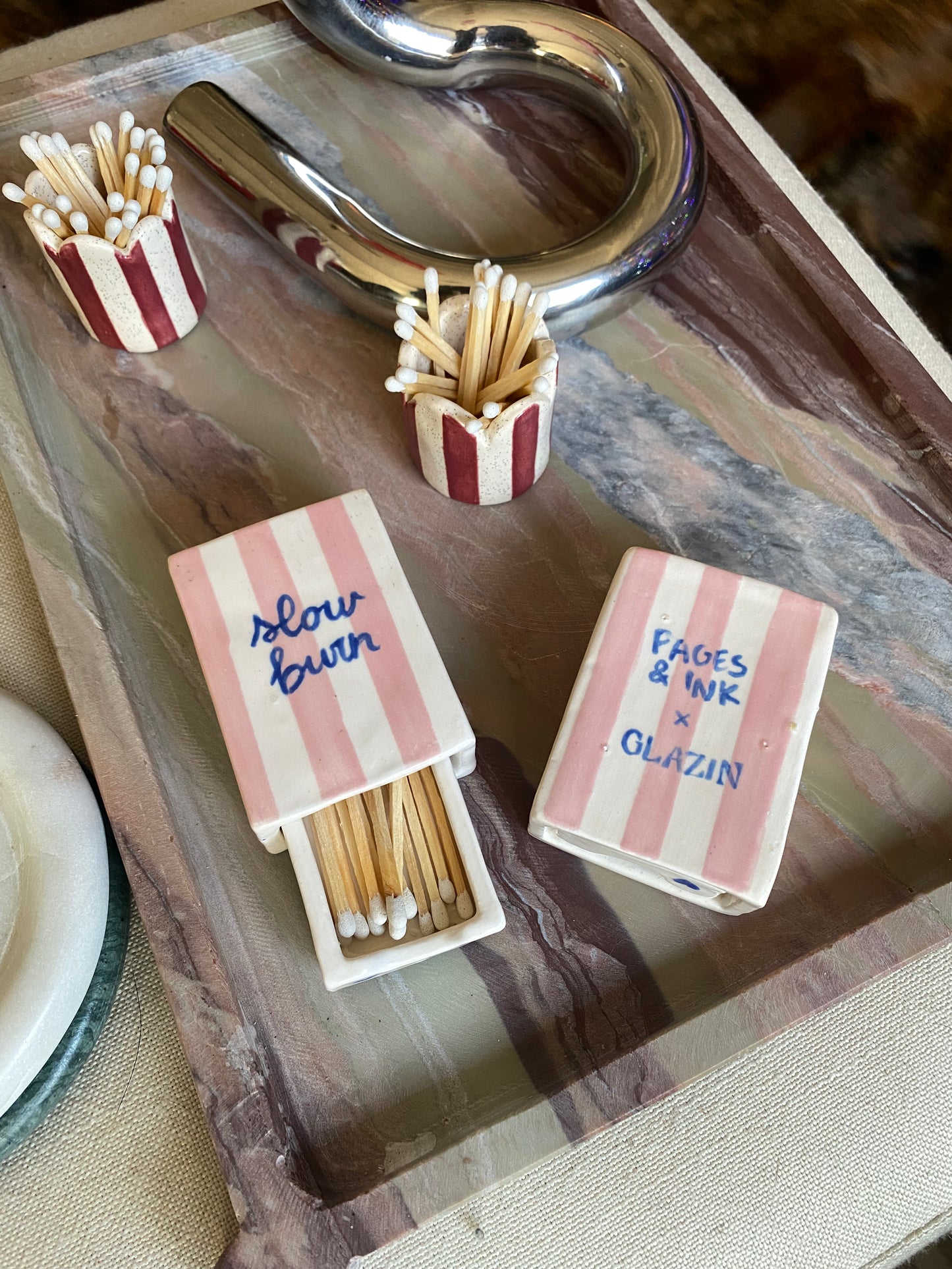 Ceramic Match Holder