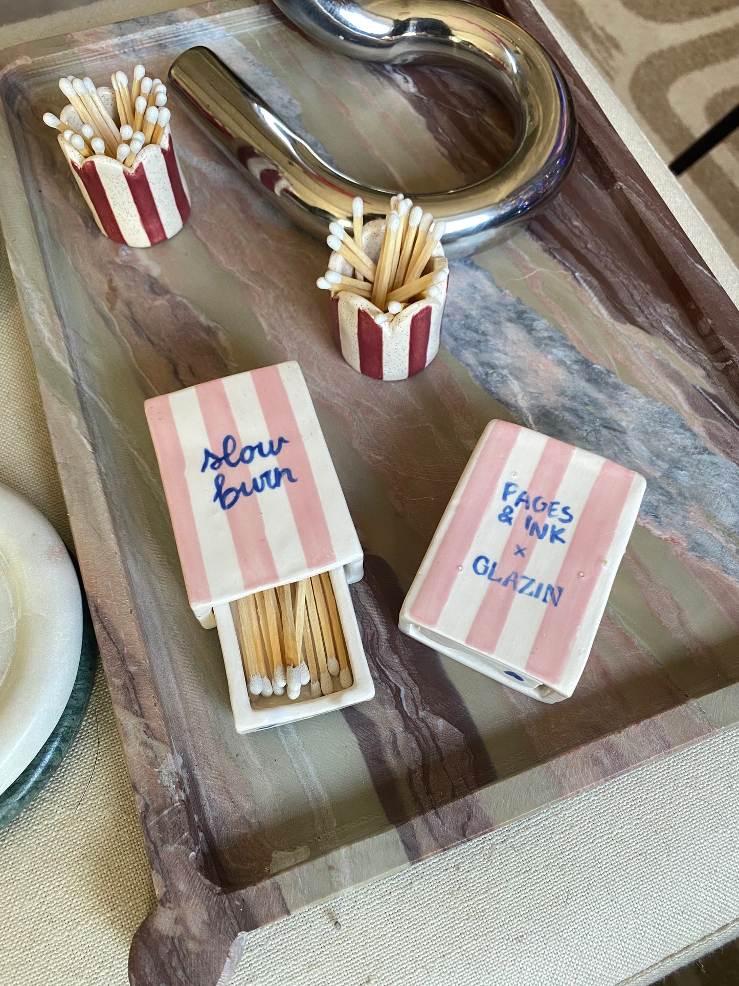 Ceramic Match Holder