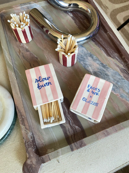 Ceramic Match Holder