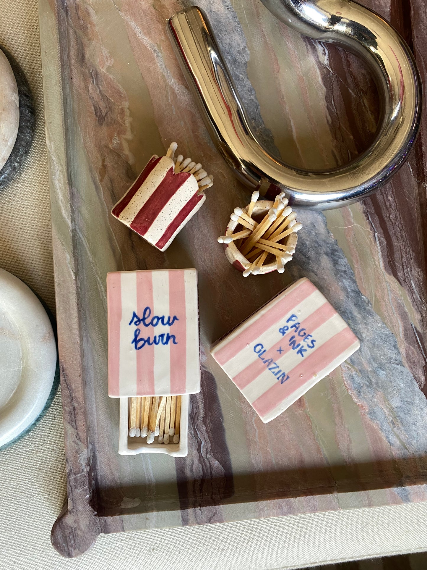 Ceramic Match Holder