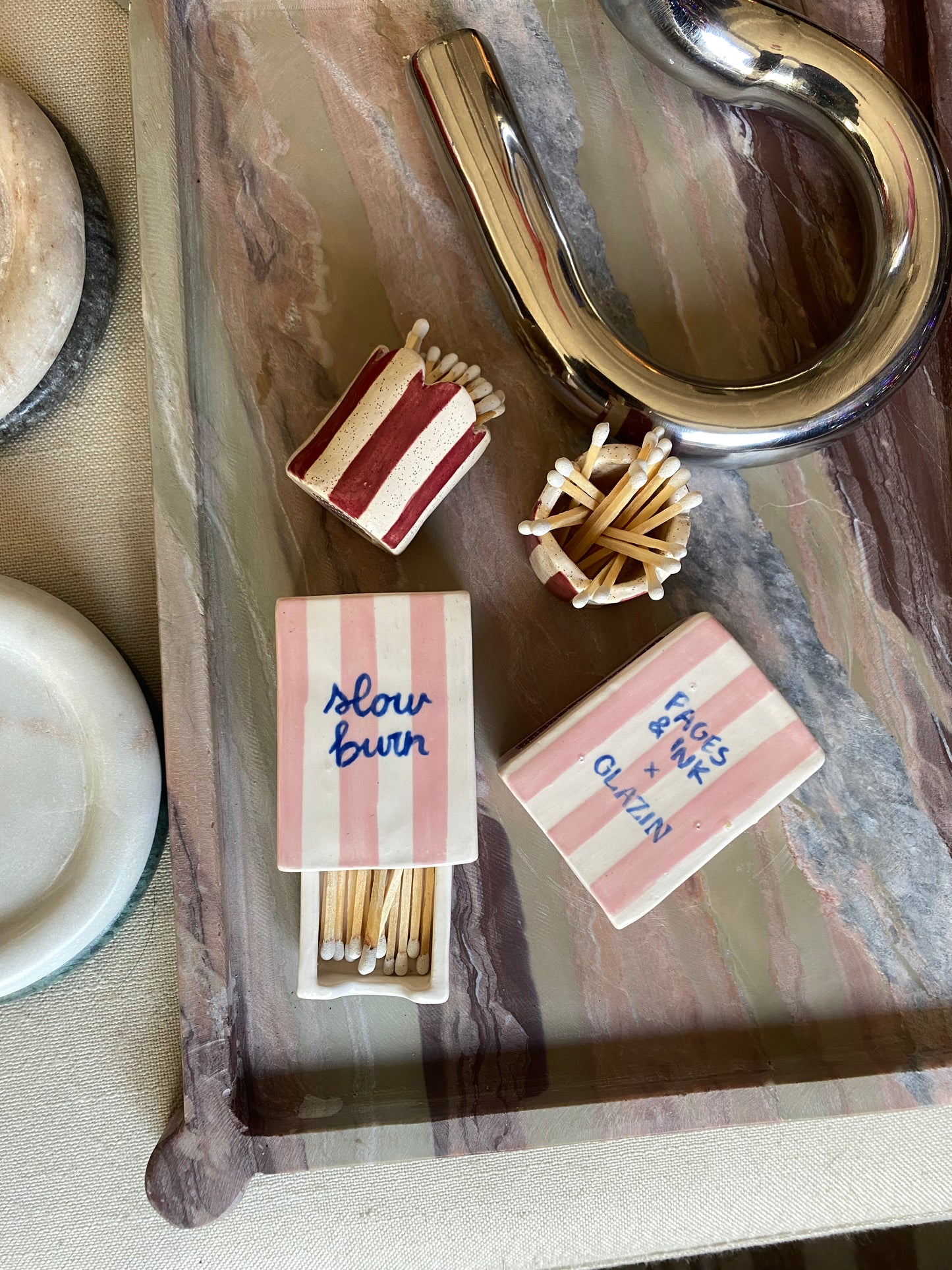 Ceramic Match Holder