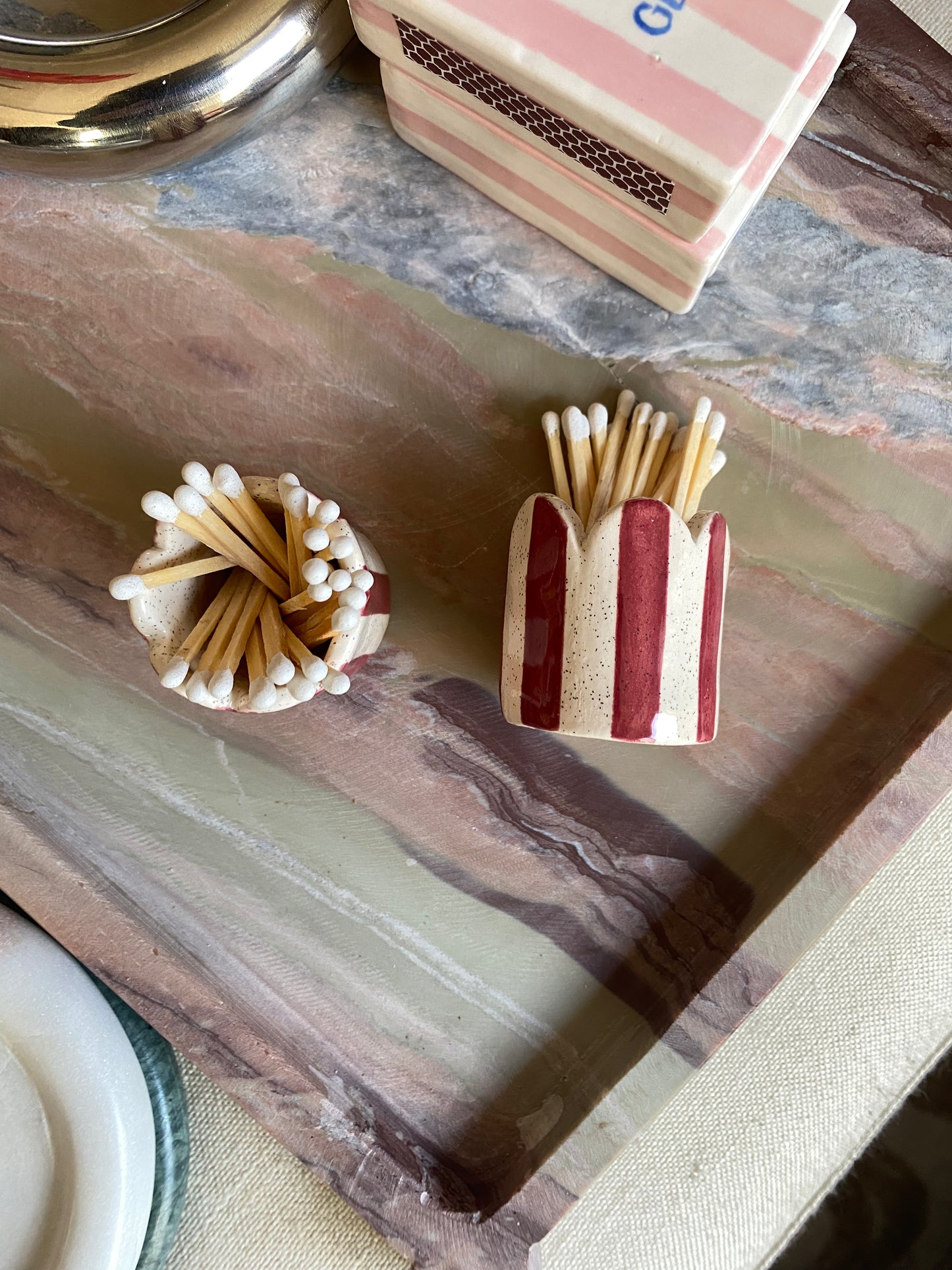 Ceramic Match Holder