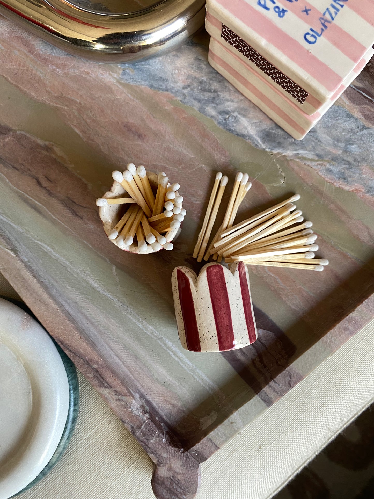 Ceramic Match Holder