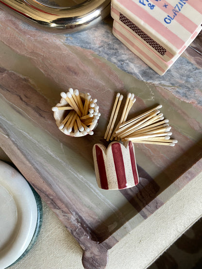 Ceramic Match Holder