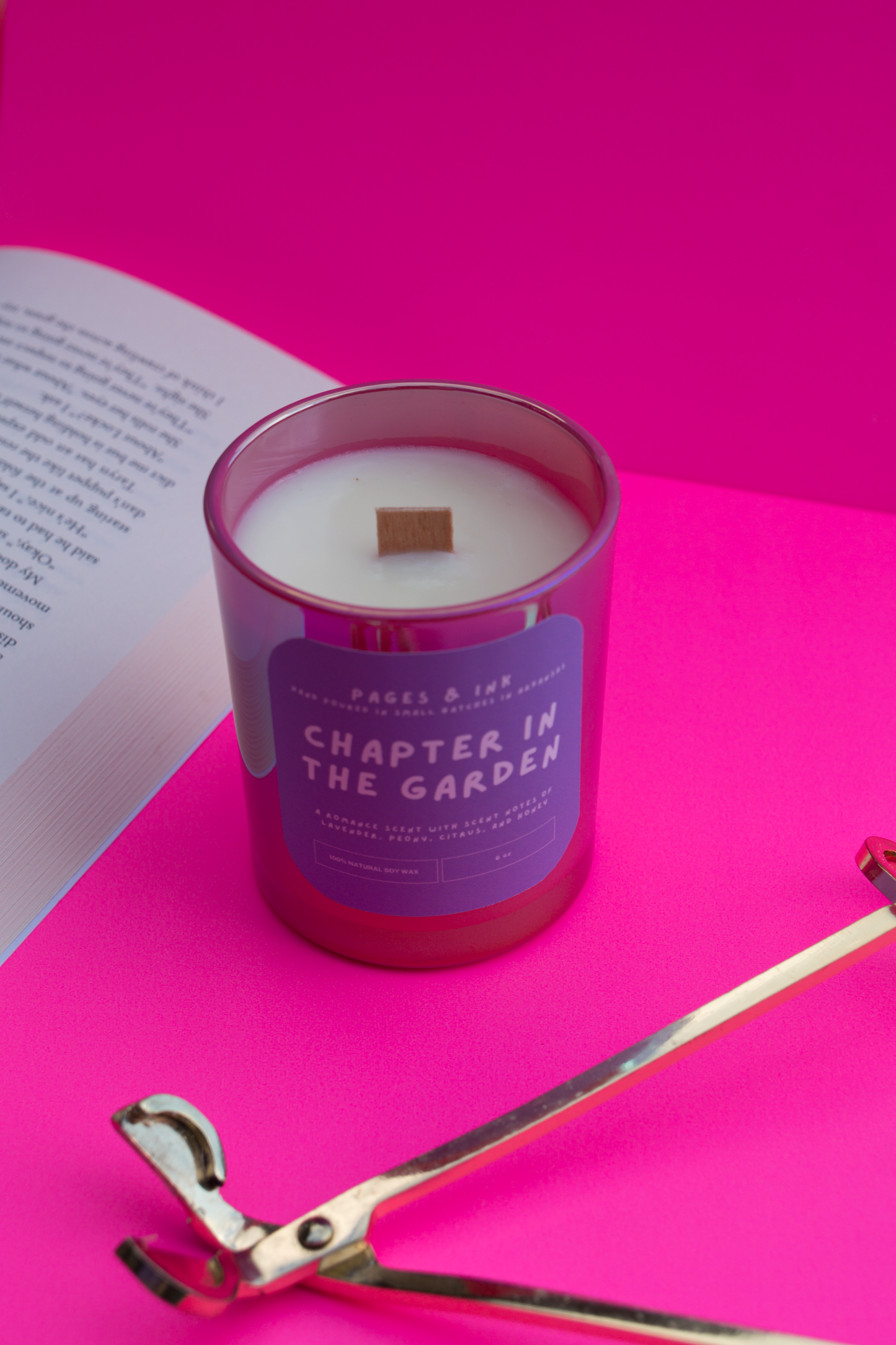 Chapter in the Garden: Citrus & Floral Candle