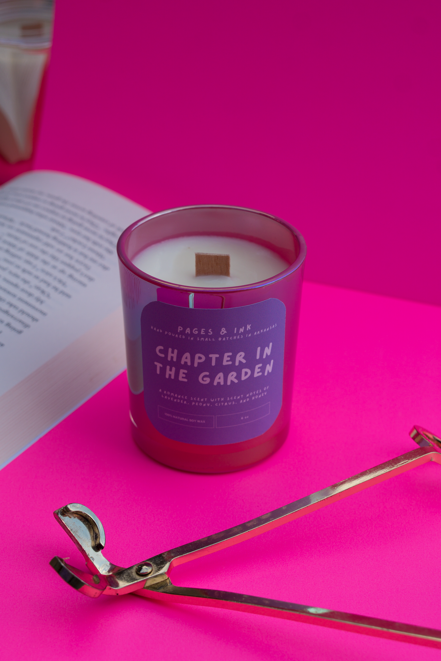 Chapter in the Garden: Citrus & Floral Candle