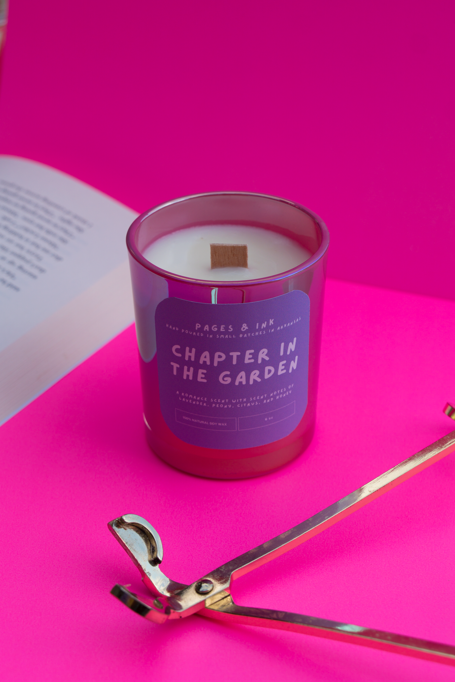 Chapter in the Garden: Citrus & Floral Candle
