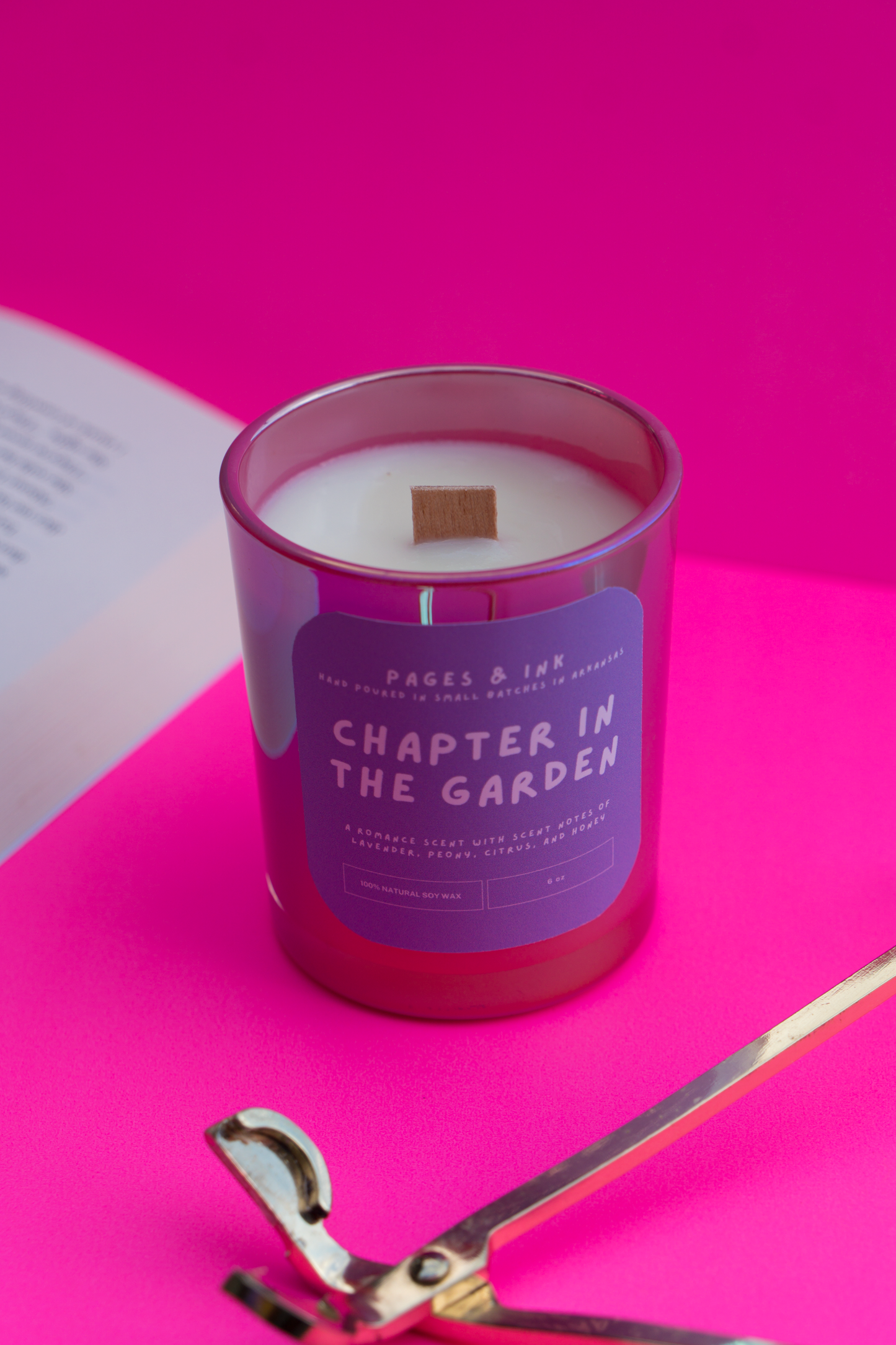 Chapter in the Garden: Citrus & Floral Candle