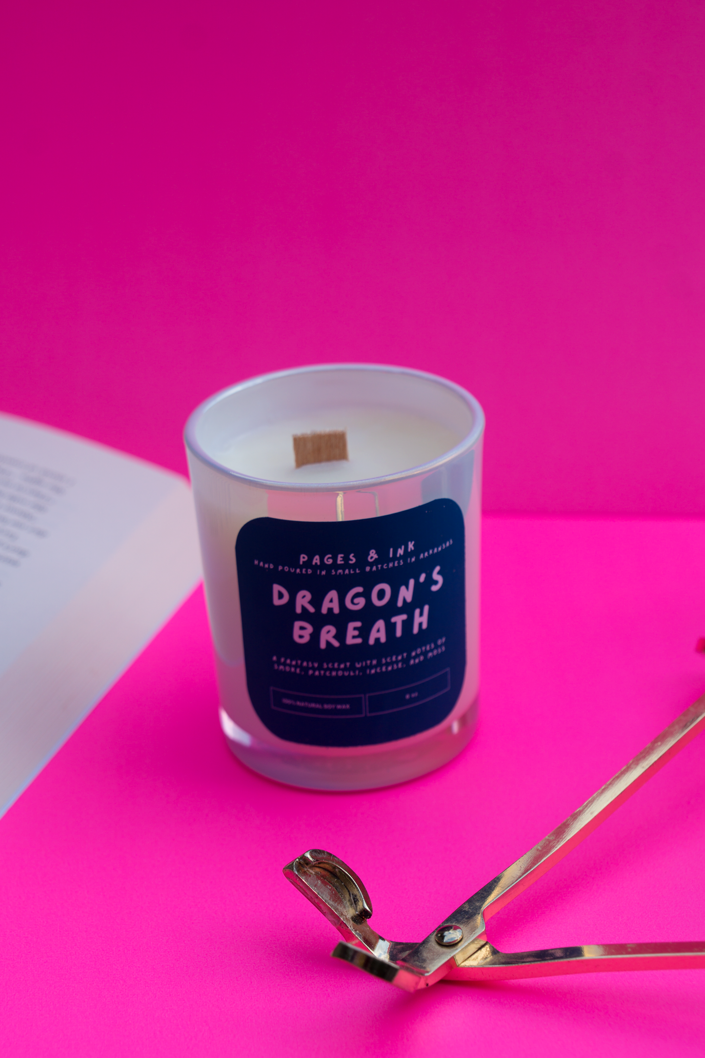 Dragon's Breath: Patchouli & Incense Candle