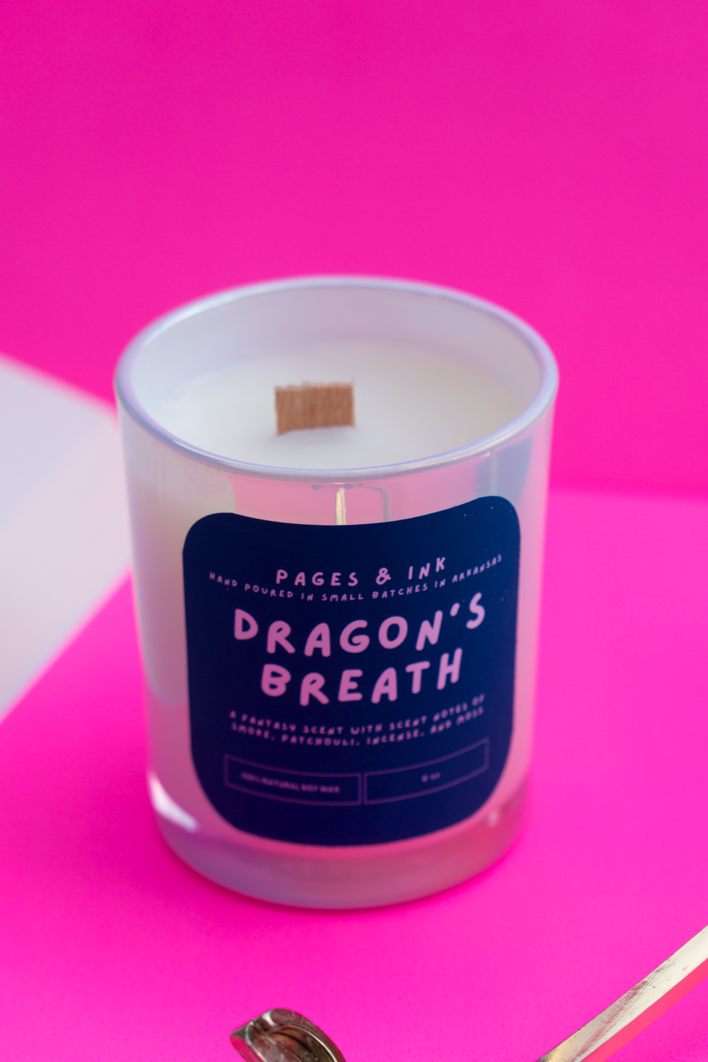 Dragon's Breath: Patchouli & Incense Candle