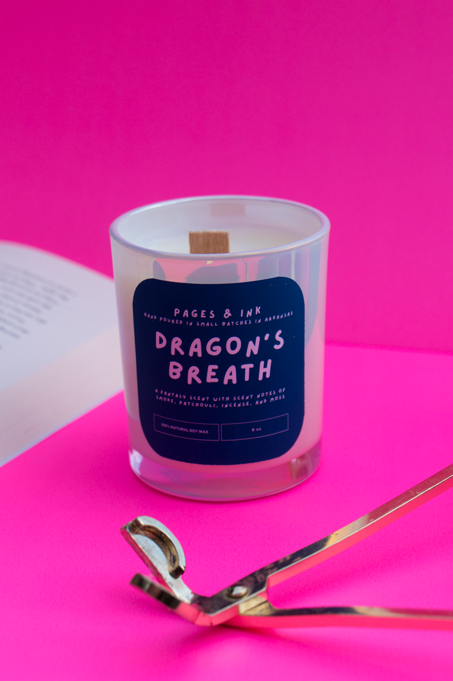 Dragon's Breath: Patchouli & Incense Candle