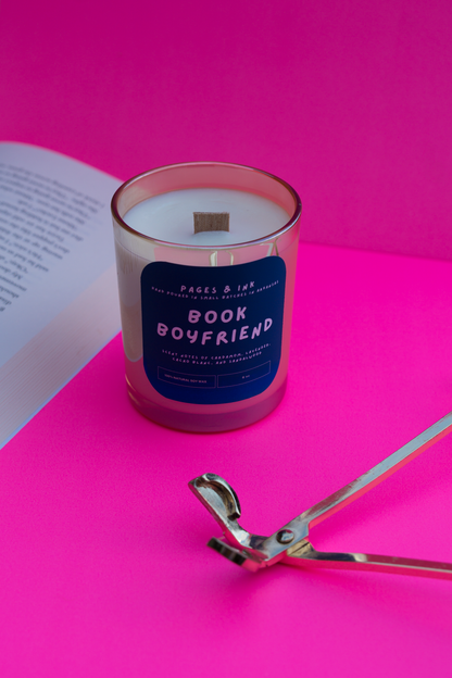 Book Boyfriend: Sandalwood Candle