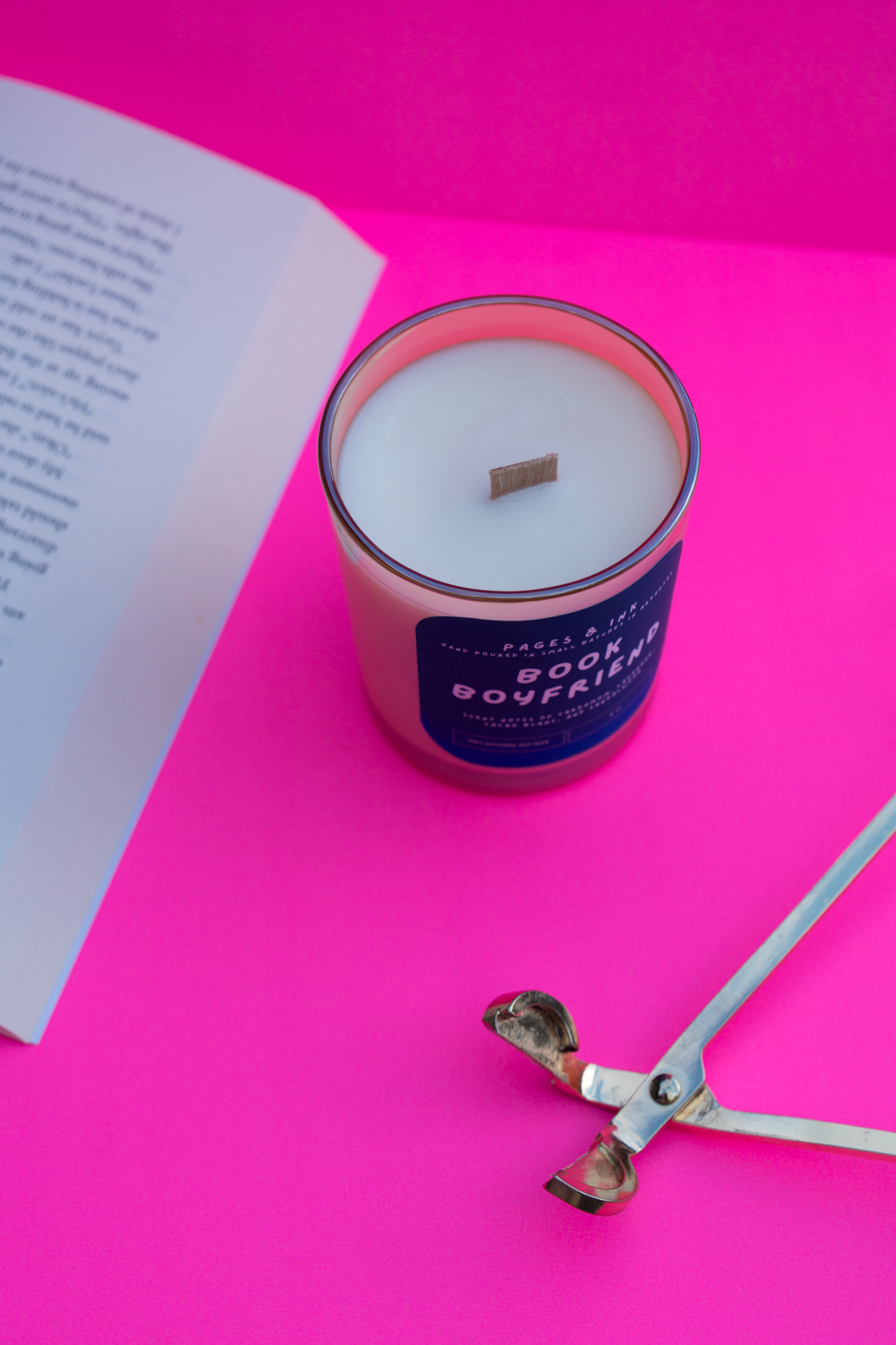 Book Boyfriend: Sandalwood Candle