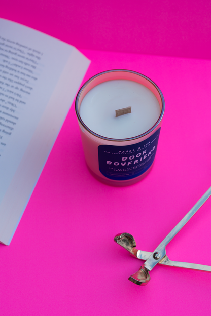 Book Boyfriend: Sandalwood Candle