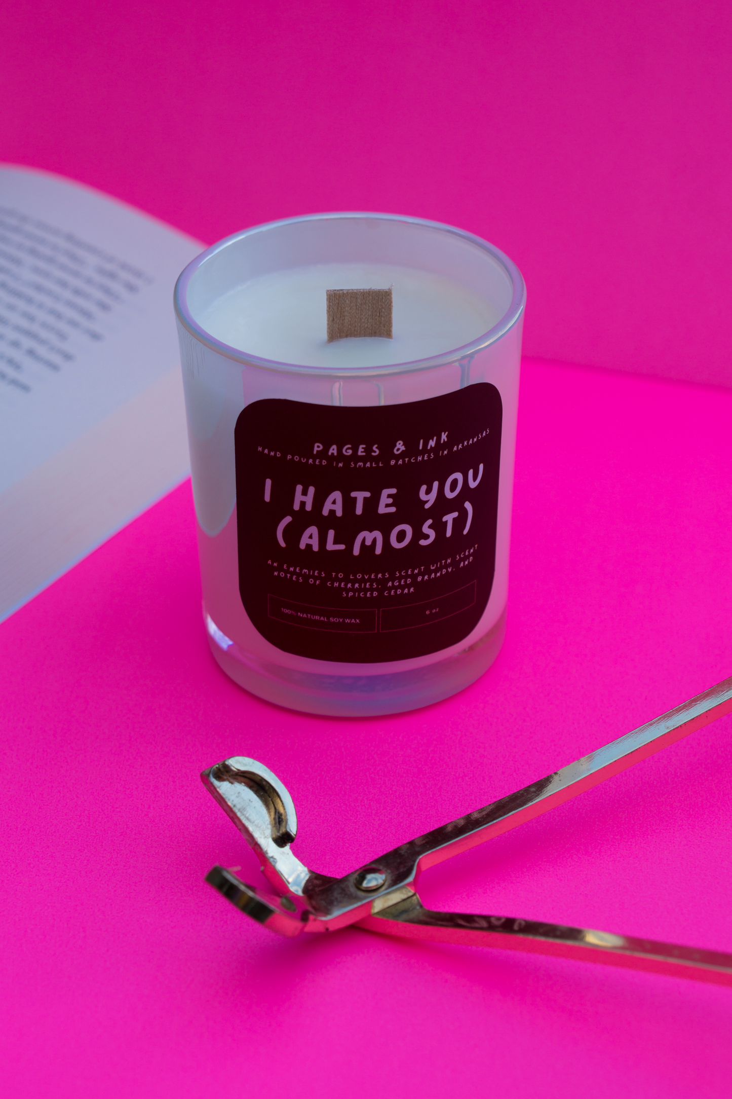 I Hate You (Almost): Cherry & Brandy Candle