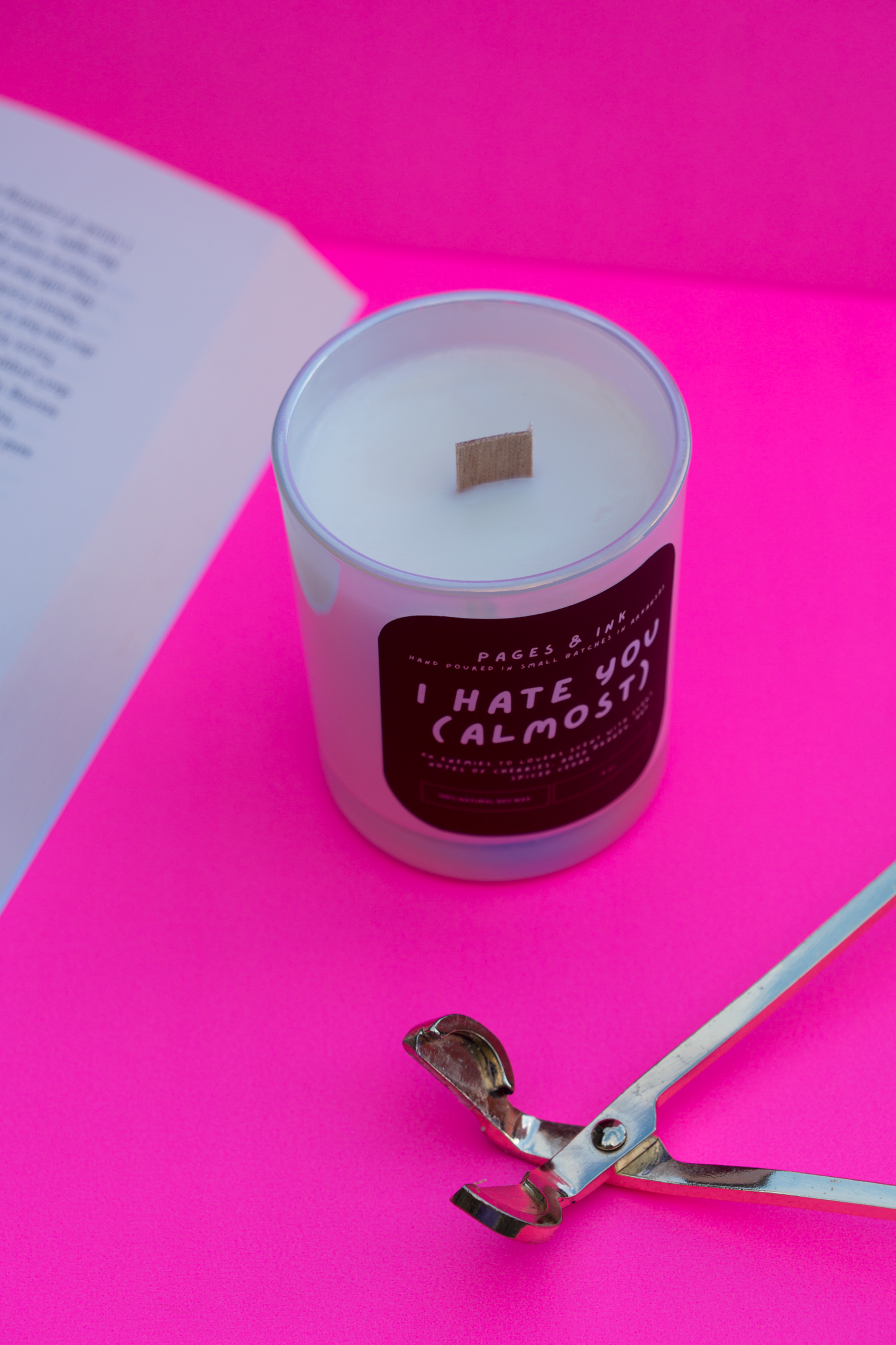 I Hate You (Almost): Cherry & Brandy Candle