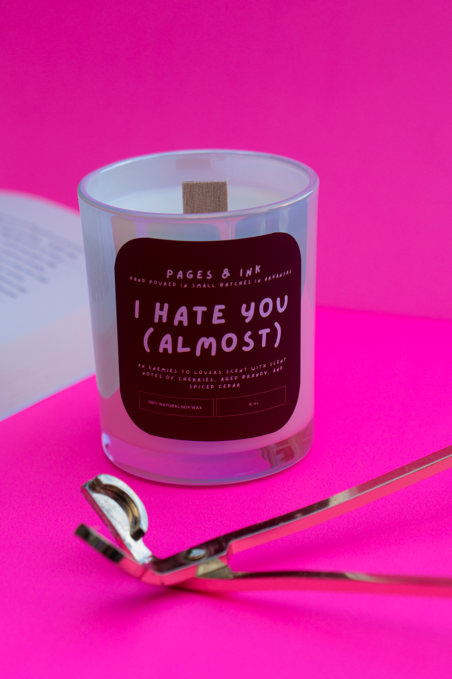 I Hate You (Almost): Cherry & Brandy Candle
