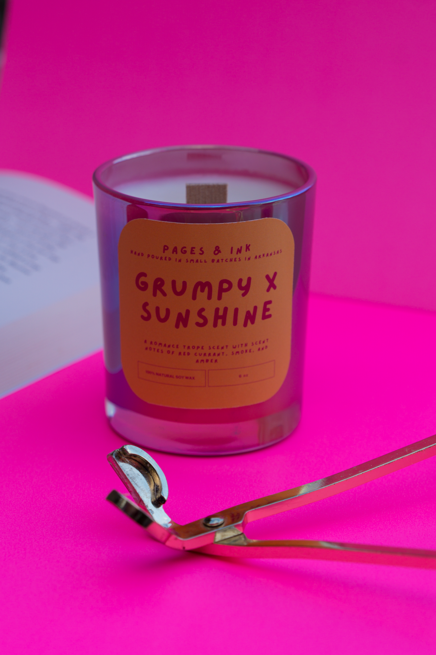 Grumpy x Sunshine: Citrus & Smoke Candle