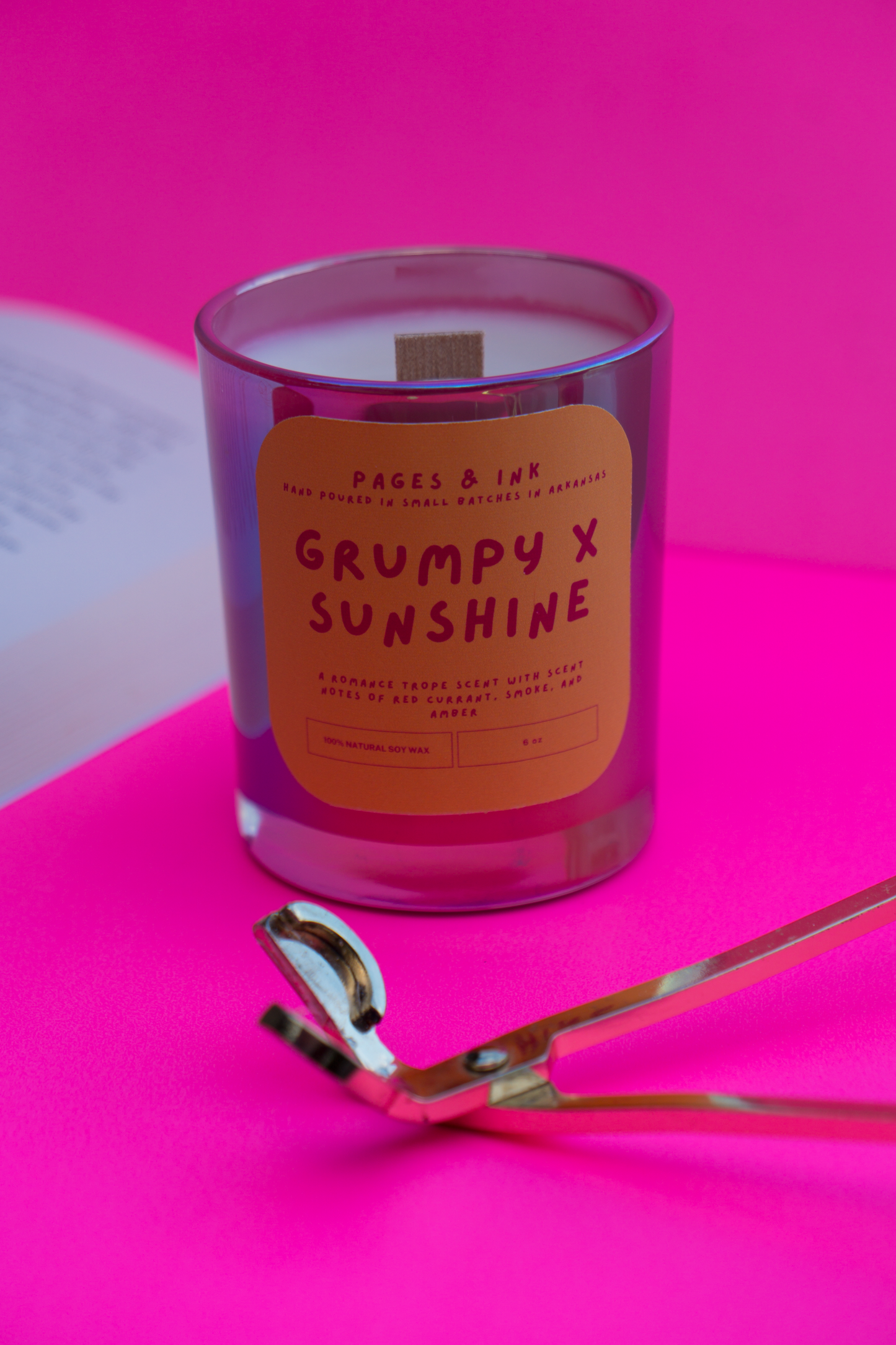 Grumpy x Sunshine: Citrus & Smoke Candle