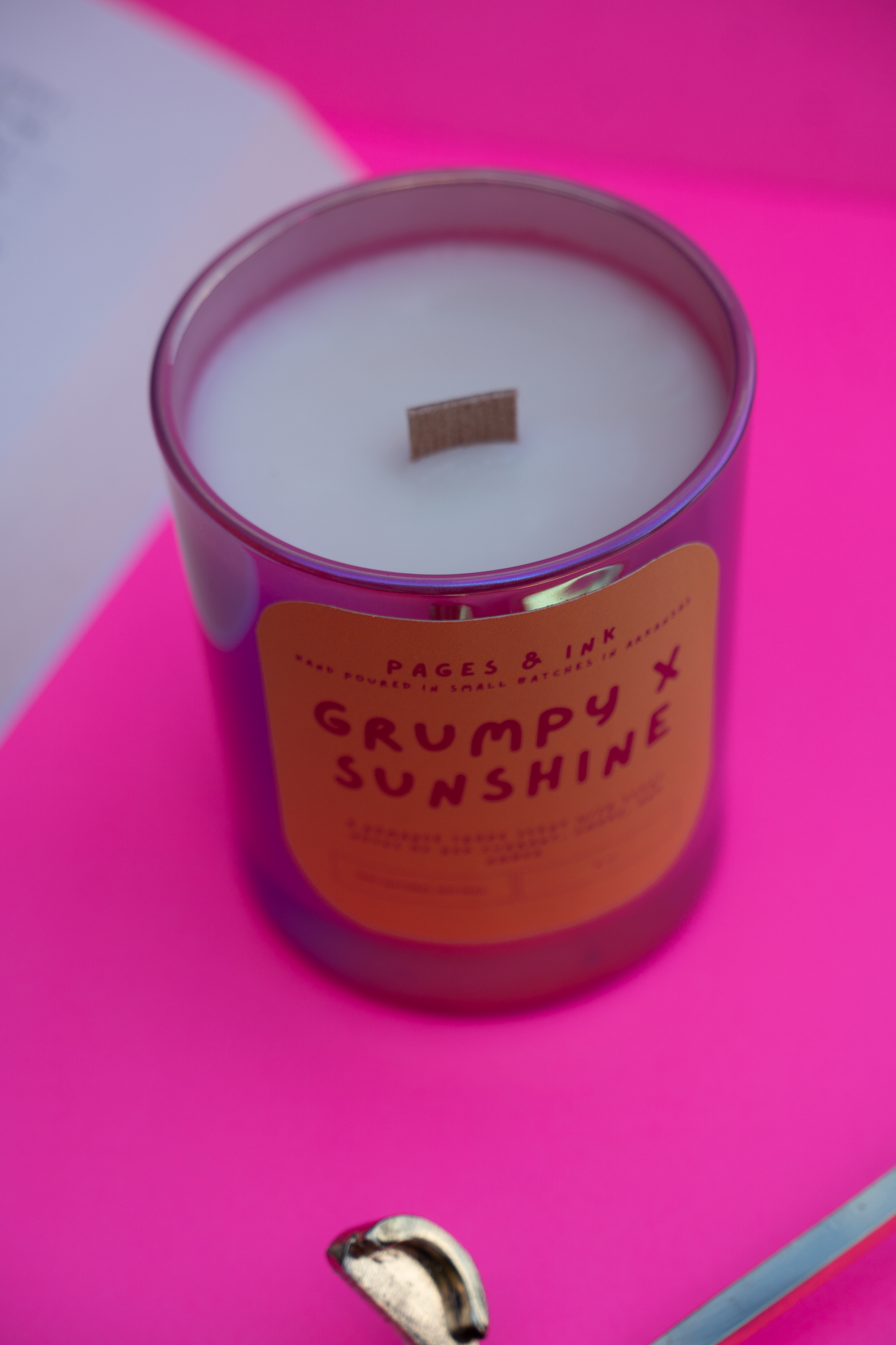 Grumpy x Sunshine: Citrus & Smoke Candle