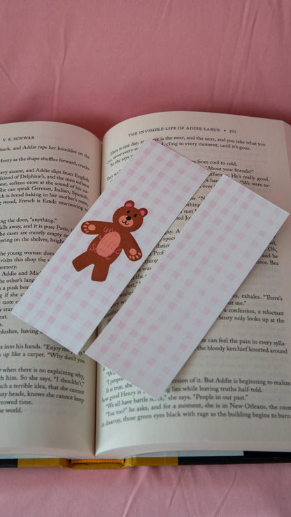 Teddy Bear Bookmark – "You Little Softie"
