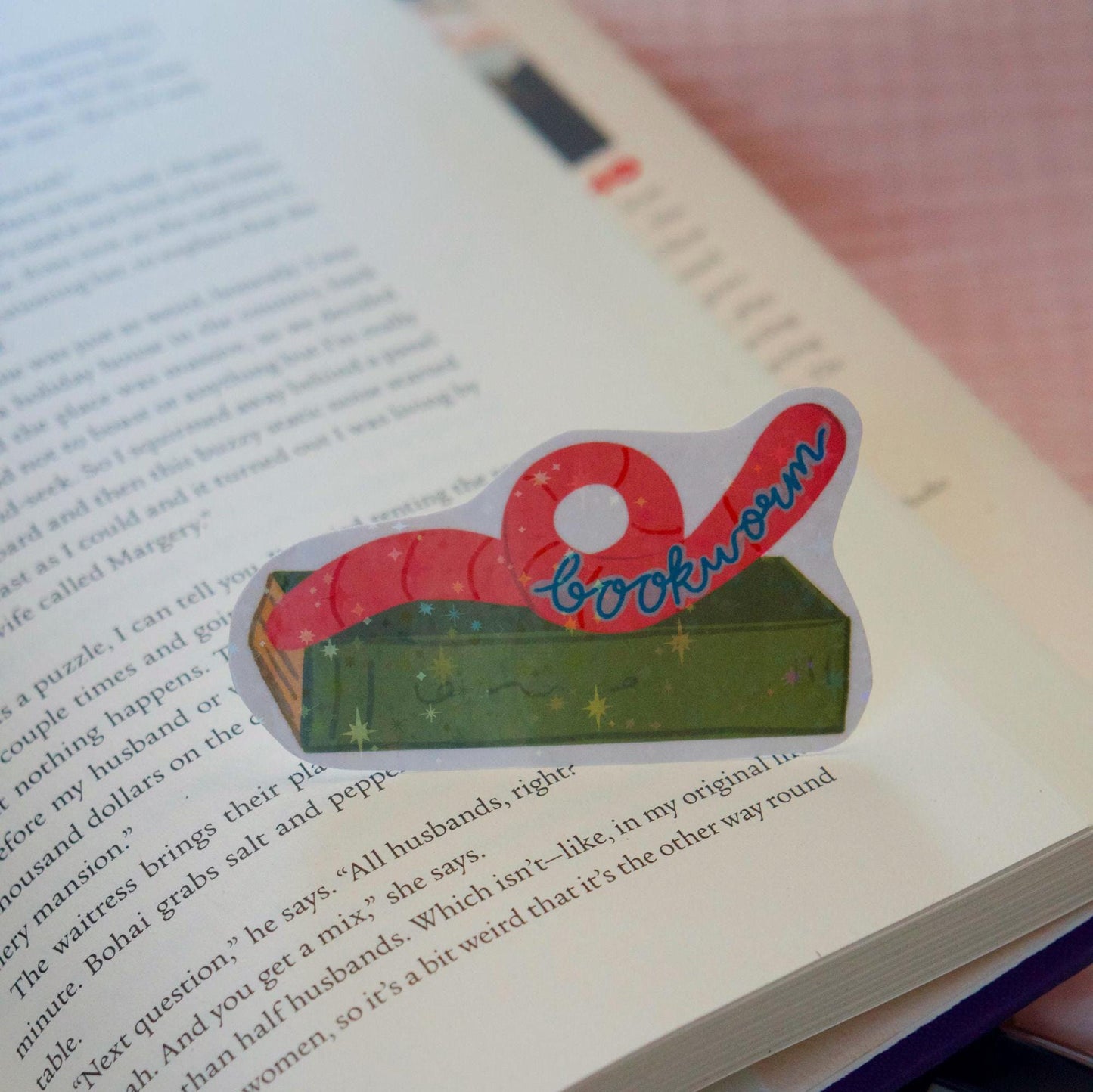 Bookworm Sticker